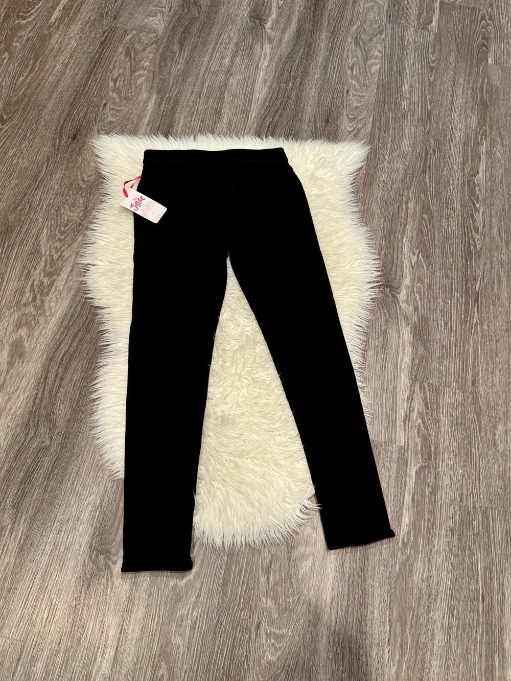 Justice Denim Leggings in black NWT girls' size 14.